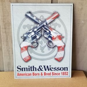 Smith & Wesson Metal Sign
